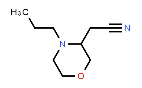 3-Morpholineacetonitrile, 4-propyl-