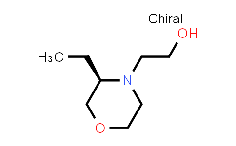 4-Morpholineethanol, 3-ethyl-, (3R)-