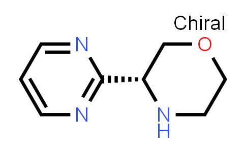 Morpholine, 3-(2-pyrimidinyl)-, (3R)-