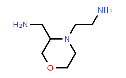 4-Morpholineethanamine, 3-(aminomethyl)-