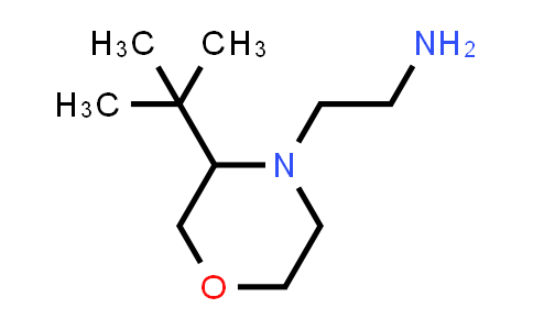 4-Morpholineethanamine, 3-(1,1-dimethylethyl)-