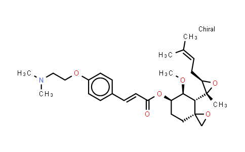 O-[4-(2-Dimethylaminoethoxy)-trans-cinnamoyl]fumagillol