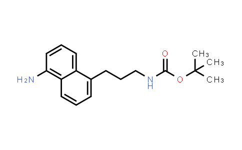 tert-Butyl (3-(5-aminonaphthalen-1-yl)propyl)carbamate