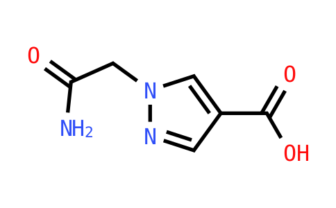 1-(Carbamoylmethyl)-1H-pyrazole-4-carboxylic acid