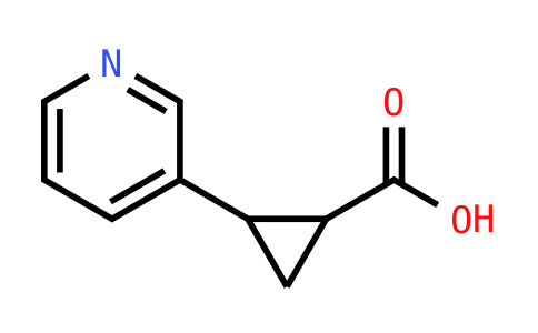 2-(Pyridin-3-yl)cyclopropane-1-carboxylic acid