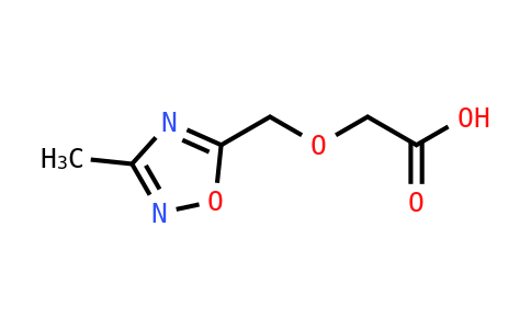 2-[(3-Methyl-1,2,4-oxadiazol-5-yl)methoxy]acetic acid