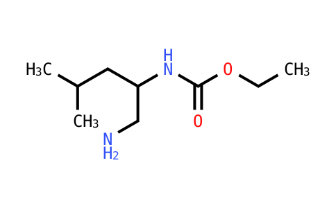 Ethyl N-(1-amino-4-methylpentan-2-yl)carbamate