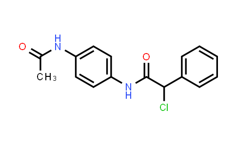 N-[4-(acetylamino)phenyl]-2-chloro-2-phenylacetamide