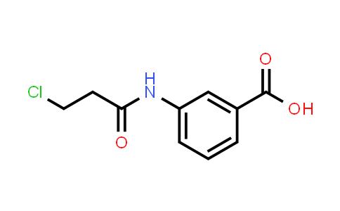 3-[(3-Chloropropanoyl)amino]benzoic acid