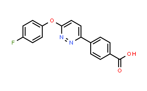 4-[6-(4-Fluorophenoxy)pyridazin-3-yl]benzoic acid