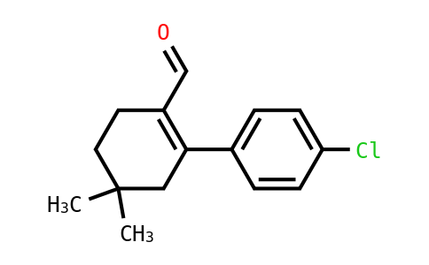 1-Cyclohexene-1-carboxaldehyde, 2-(4-chlorophenyl)-4,4-dimethyl