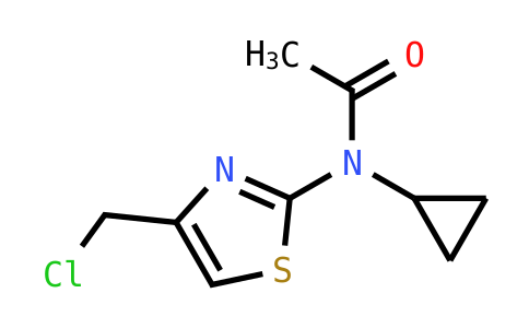 N-[4-(Chloromethyl)-1,3-thiazol-2-yl]-N-cyclopropylacetamide