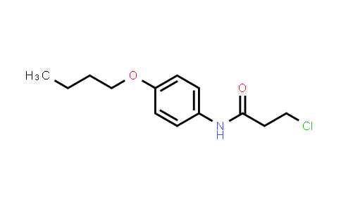 N-(4-butoxyphenyl)-3-chloropropanamide