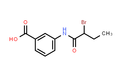 3-[(2-Bromobutanoyl)amino]benzoic acid