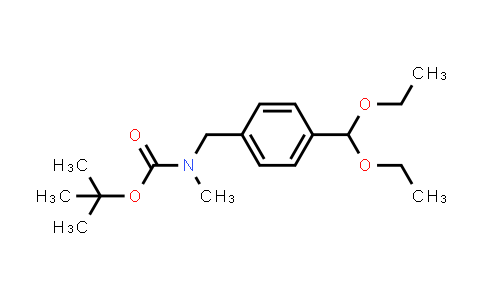 Tert-butyl 4-(diethoxymethyl)benzyl(methyl)carbamate