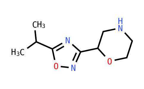 2-[5-(Propan-2-yl)-1,2,4-oxadiazol-3-yl]morpholine