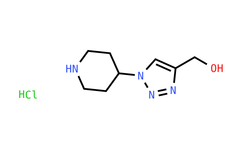 [1-(Piperidin-4-yl)-1H-1,2,3-triazol-4-yl]methanol hydrochloride