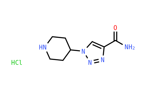 1-(Piperidin-4-yl)-1H-1,2,3-triazole-4-carboxamide hydrochloride