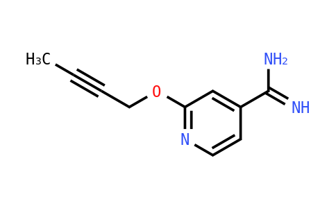 2-(But-2-ynyloxy)pyridine-4-carboximidamide