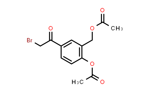 [2-aCetyloxy-5-(2-bromoacetyl)phenyl]methyl acetate