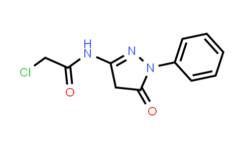 2-Chloro-N-(5-oxo-1-phenyl-4,5-dihydro-1H-pyrazol-3-yl)acetamide