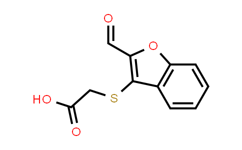 [(2-Formyl-1-benzofuran-3-yl)thio]acetic acid
