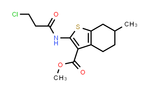 Methyl 2-[(3-chloropropanoyl)amino]-6-methyl-4,5,6,7-tetrahydro-1-benzothiophene-3-carboxylate