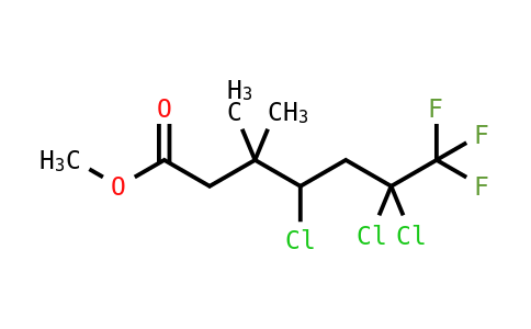 Methyl 4,6,6-trichloro-7,7,7-trifluoro-3,3-dimethylheptanoate