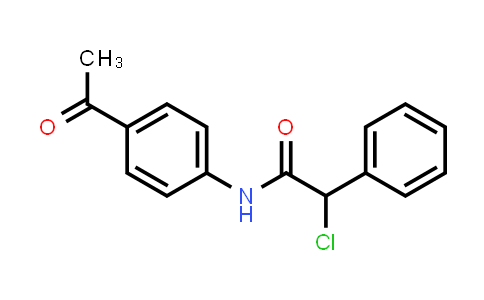 N-(4-acetylphenyl)-2-chloro-2-phenylacetamide