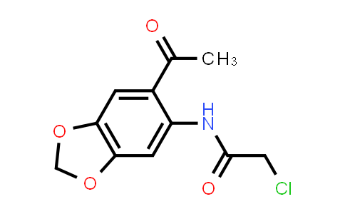 N-(6-Acetyl-1,3-benzodioxol-5-yl)-2-chloroacetamide
