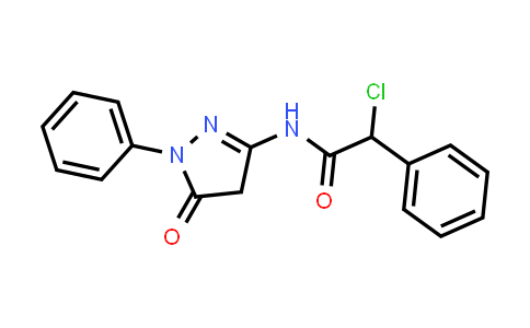 2-Chloro-n-(5-oxo-1-phenyl-4,5-dihydro-1h-pyrazol-3-yl)-2-phenylacetamide