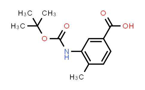 3-[(tert-butyloxycarbonyl)amino]-4-methylbenzoic acid
