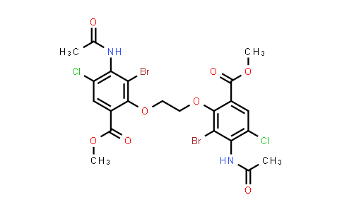 748788-40-1 | 1,2-Bis[3-(acetylamino)-2-bromo-6-carbomethoxy-4-chlorophenoxy]ethane