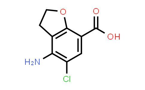4-amino-5-chloro-2,3-dihydrobenzofuran-7-carboxylic acid