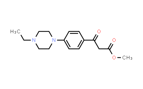 methyl 3-(4-(4-ethylpiperazin-1-yl)phenyl)-3-oxopropanoate