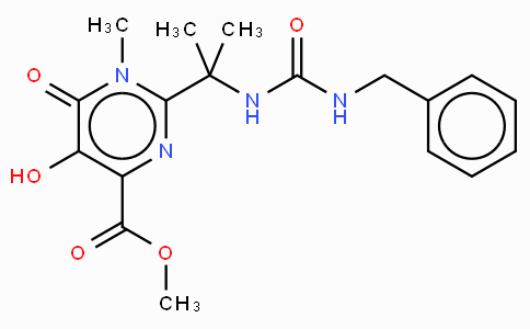 4-Pyrimidinecarboxylic acid,6-dihydro-5-hydroxy-1-methyl-2-[1-methyl-1-[[(phenylmethoxy)carbonyl]amino]ethyl]-6-oxo-,methyl ester