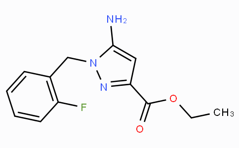 Ethyl 5-amino-1-(2-fluorobenzyl)-1H-pyrazole-3-carboxylate